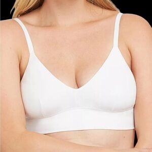 SPANX Cotton Comfort Bralette White 30048R Size Medium New with Tags